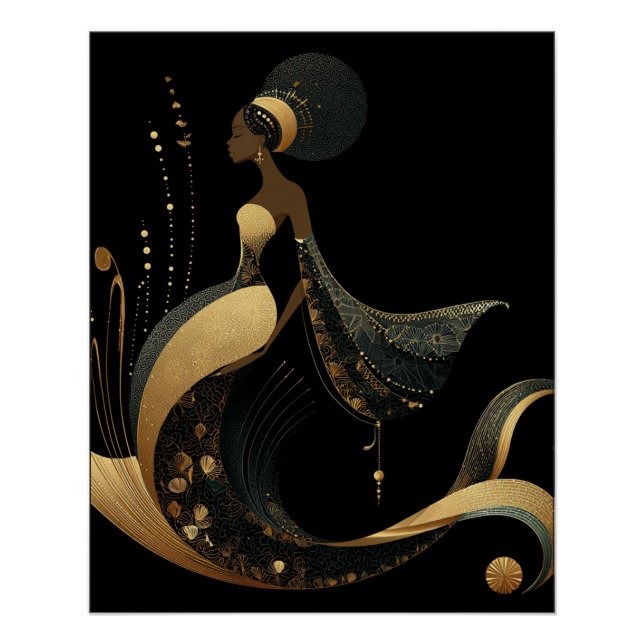 PÓSTER SEREIA NEGRA #4 (Frente)
