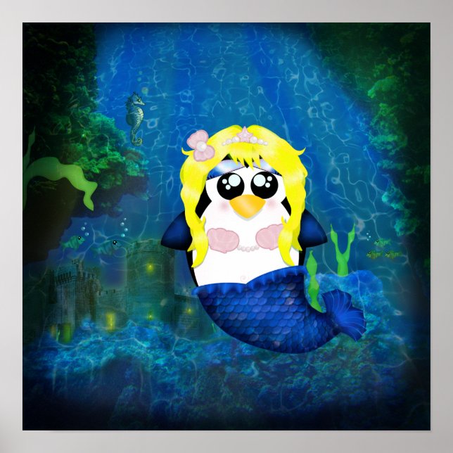 Poster Sereia Penguin (Frente)