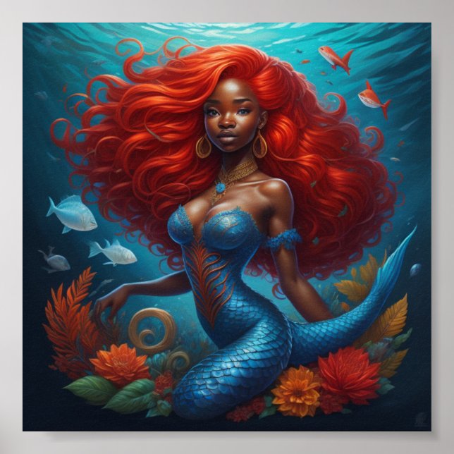 Poster Sereia Preta (Frente)