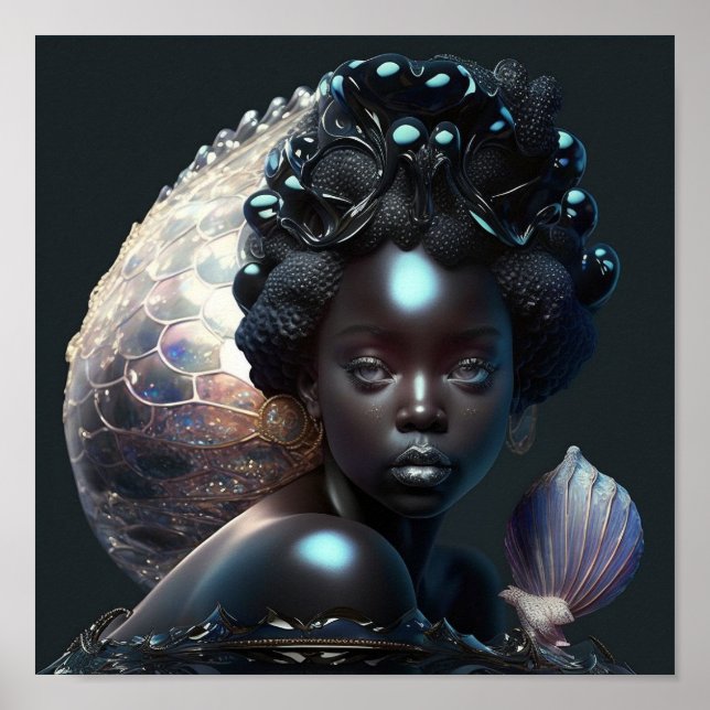 poster 'Sereia Preta 3' (Frente)