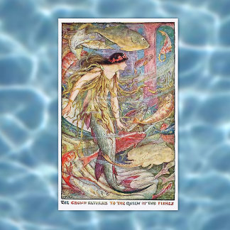 Póster Sereia Rainha dos Peixes