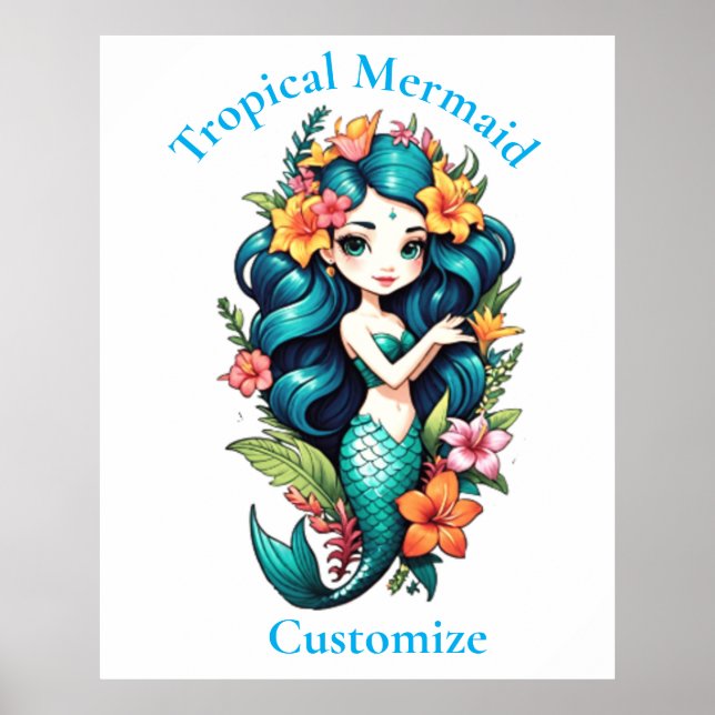 Poster Sereia Tropical Thunder_Cove (Frente)