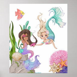 Poster Sereias Amigáveis