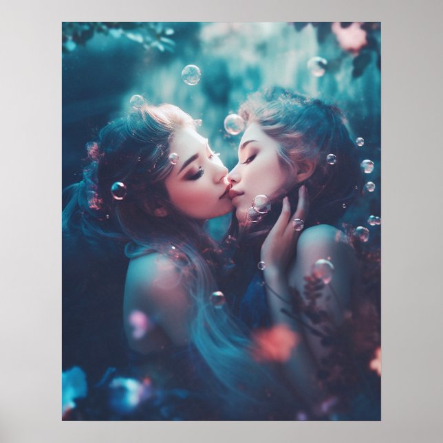 Poster sereias lésbicas (Frente)