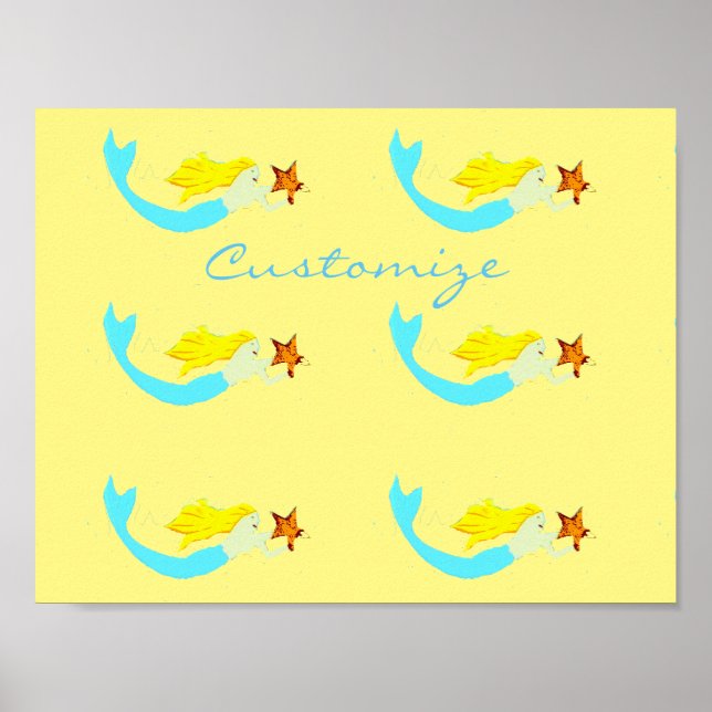 Poster Sereias Louras com Thunder_Cove Estrela (Frente)