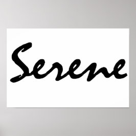 Poster Serene