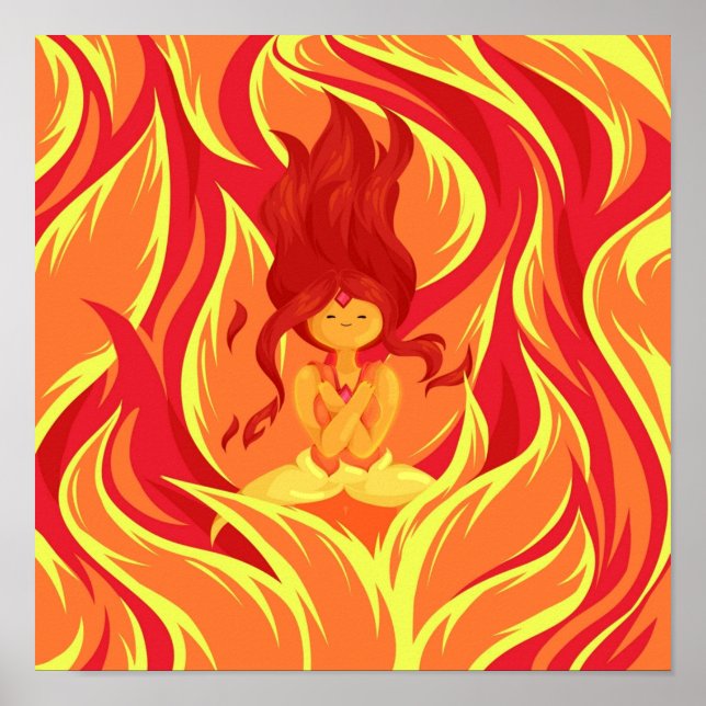 Poster Serene Flame Princess (Frente)