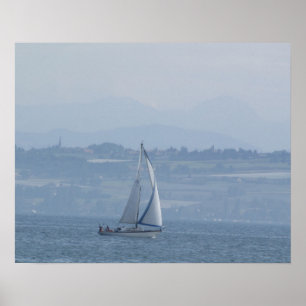 Poster Serene Sailboat