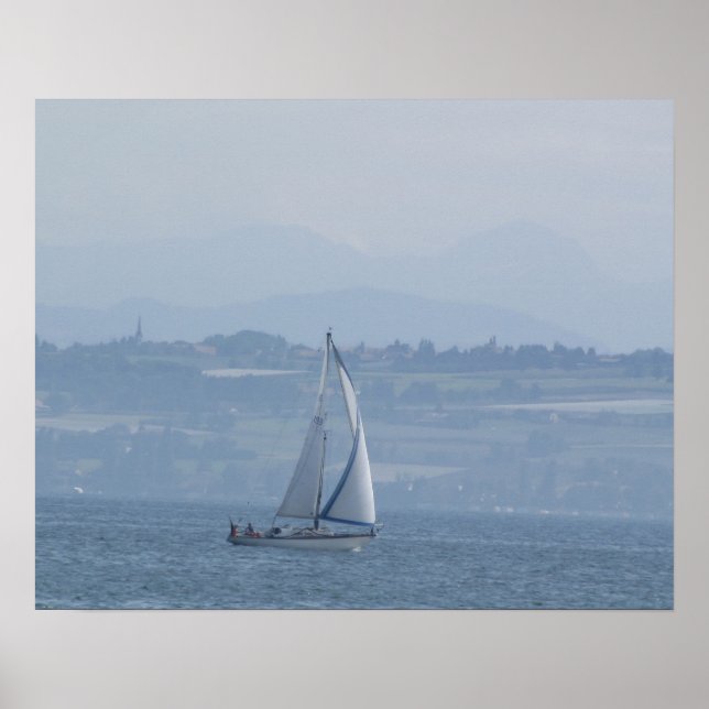 Poster Serene Sailboat (Frente)
