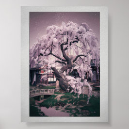 Poster Serene Sakura Tree