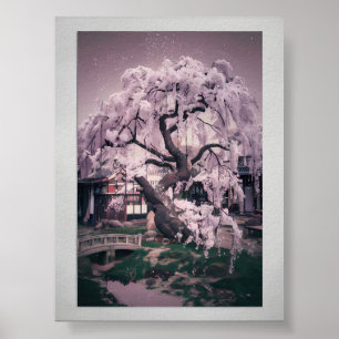 Poster Serene Sakura Tree