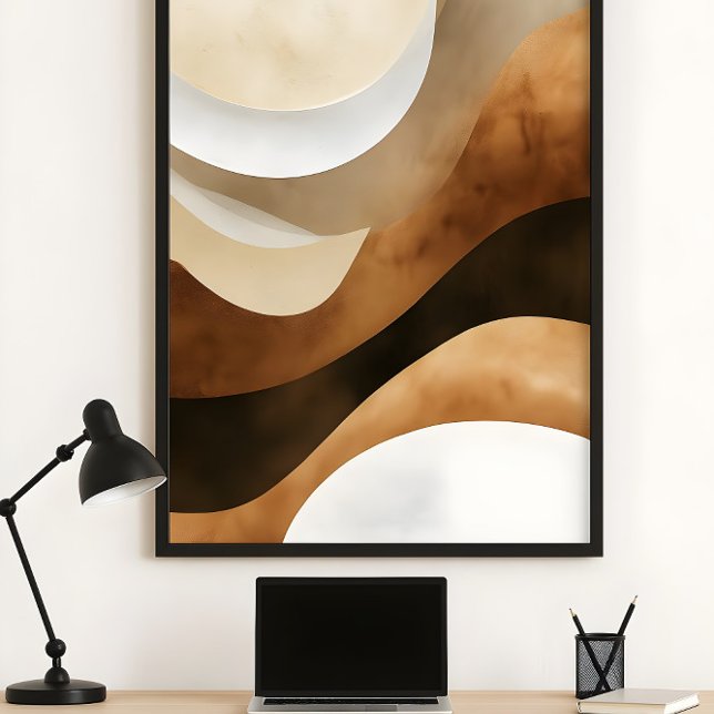 Poster Serene Sandstone Flow (Criador carregado)