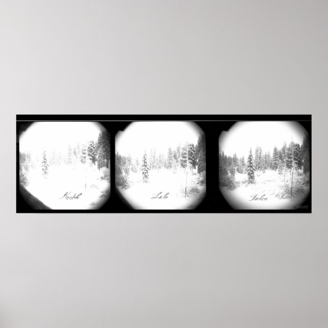 Póster Serene Sierra Snowstorm (Frente)