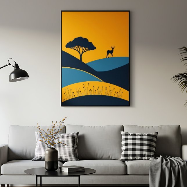 Poster Serene Silhouettes (Criador carregado)