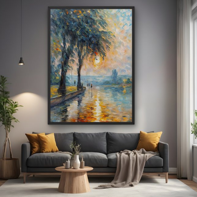Póster Serene Sunset por Impressionista de Água Arte Pais (Criador carregado)