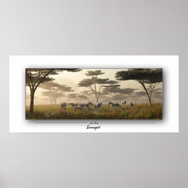 Poster Serengeti (Frente)