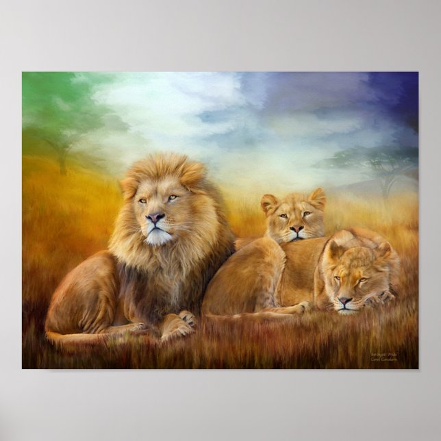 Poster Serengeti Pride Belas Artes Poster/Impressão (Frente)
