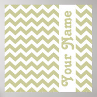 Serengeti Safari Chevron com texto personalizado