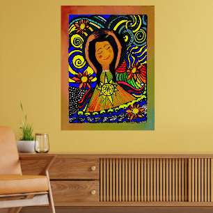 Poster Serenidade Alegre: Uma Celebração da Paz Interior