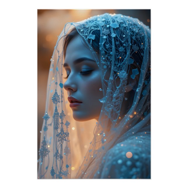 Póster Serenidade de Ember com Véu (Frente)