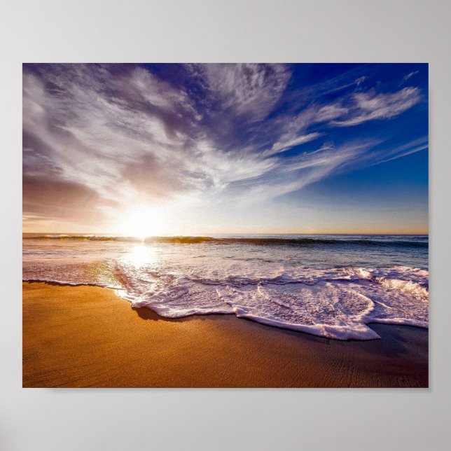 Poster Serenidade de Praia (Frente)