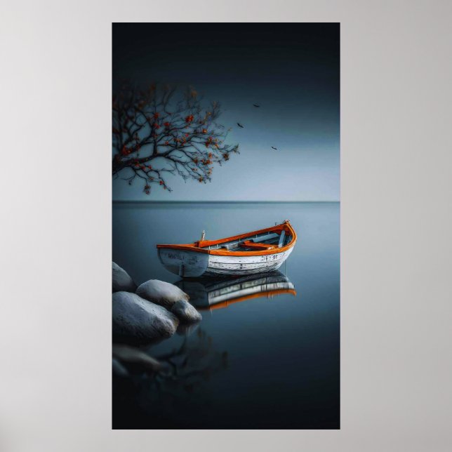 Poster Serenidade do Crepúsculo: O Barco Laranja (Frente)