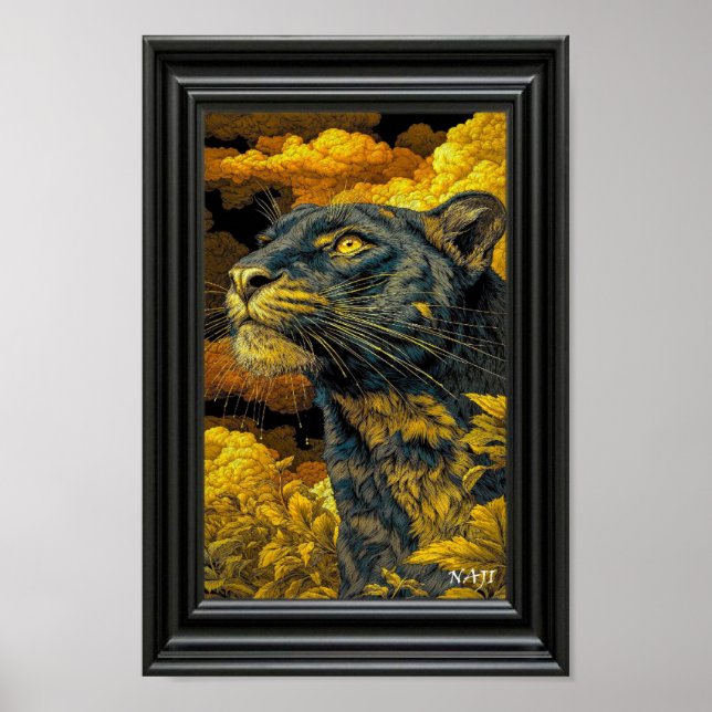 Poster Serenidade Dourada (Frente)