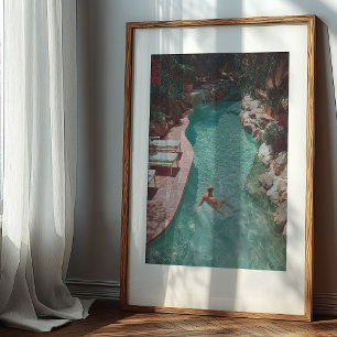 Poster Serenidade Encharcada Pelo Sol: Escape Do Polo Vin