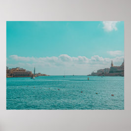 Poster Serenidade Mediterrânea