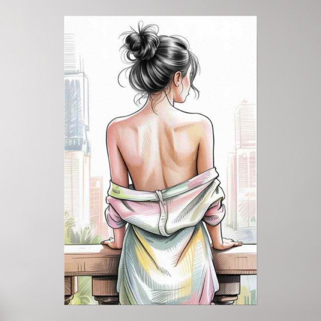 Poster Serenidade na cidade (Frente)