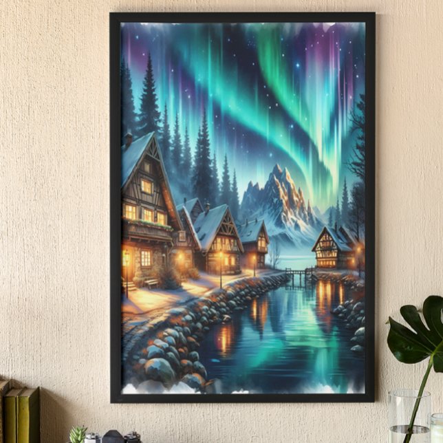 Poster Serenidade na margem das águas (Criador carregado)