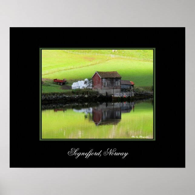 Póster Serenidade na Noruega (Frente)