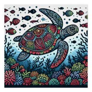 Póster Serenidade Submersa