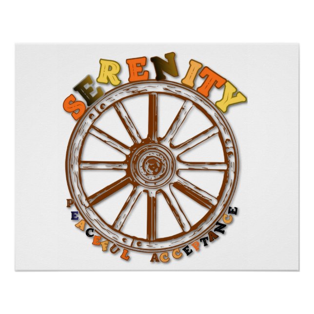 Póster Serenity - Peaceful Acceptance Poster (Frente)