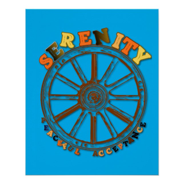 Póster Serenity - Peaceful Acceptance Poster (Frente)