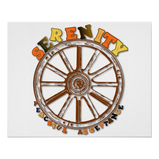 Póster Serenity - Peaceful Acceptance Poster (Frente)