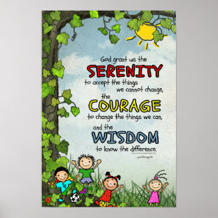 Póster Serenity Prayer