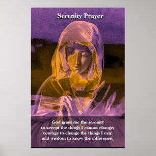 Poster Serenity Prayer