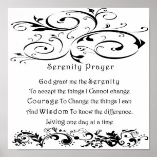 Póster Serenity Prayer