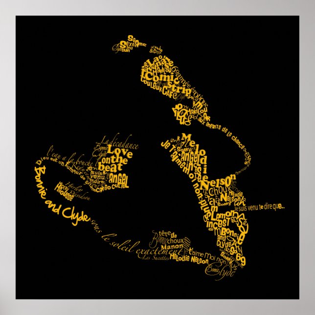 Poster serge gainsbourg (Frente)