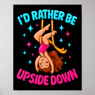 Poster Seria Melhor de Cabeça para Baixo Aerialista Dança