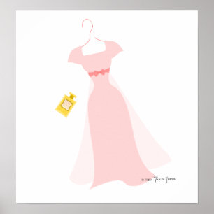 Póster Série 3 do vestido No.2