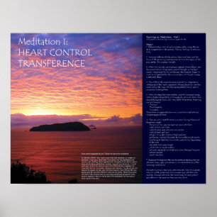 Póster Série da meditação da DK: Meditação mim