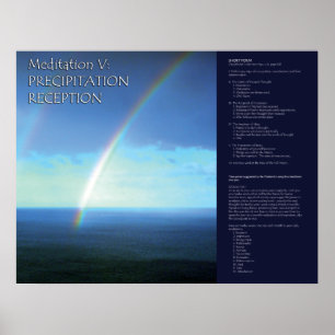 Póster Série da meditação da DK: Meditação V