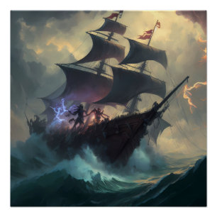 Póster Série de Arte de Entrega Pirata - Primeira Edição