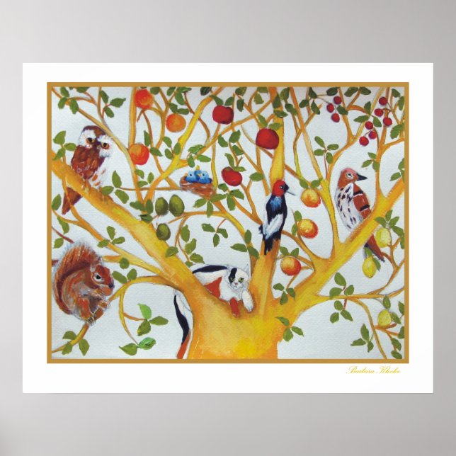 Poster Série de árvores, (Frente)