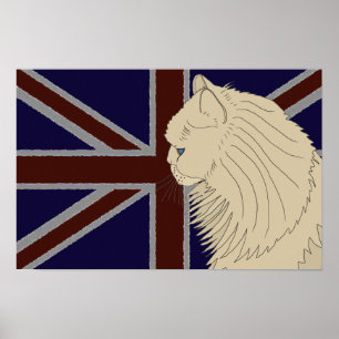 Poster Série de Britannia: Kenzo o gato persa