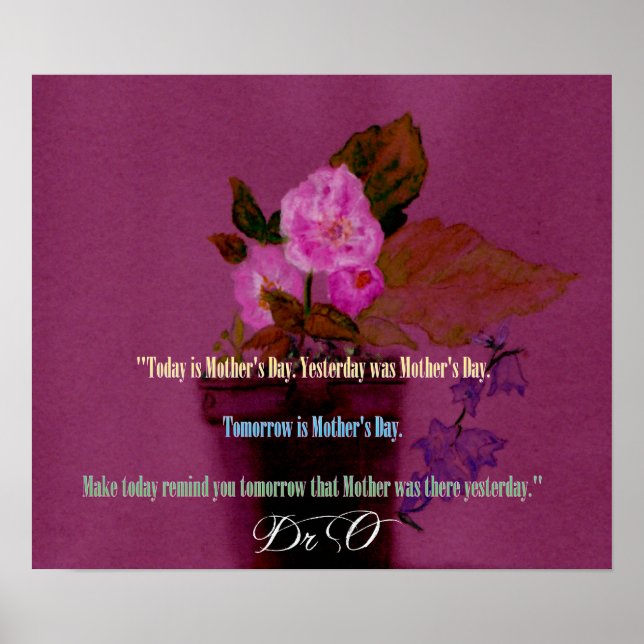 Póster Série de Mensagens Mãe III (Frente)