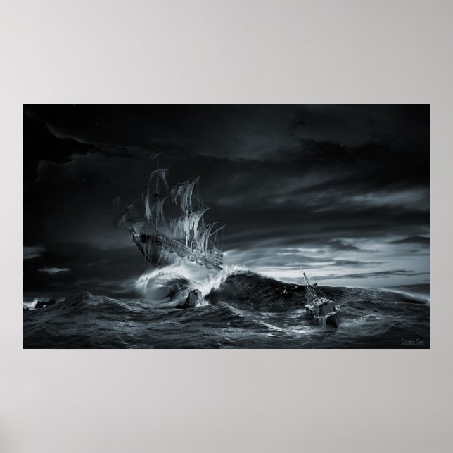 Póster Série de naves fantasmas: A nona onda (Frente)