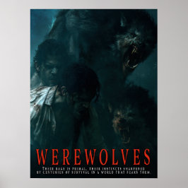 Poster Série de Pôsteres de Lobisomens I